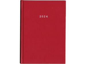 Ημερολόγιο ημερήσιο δετό NEXT Classic 2024 17x25cm κόκκινο